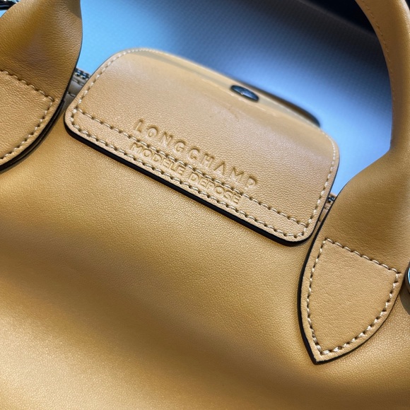 Longchamp Bags Longchamp Le Pliage Cuir Top Handle Bag Xs Poshmark